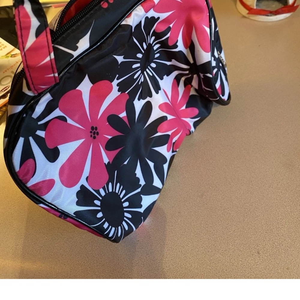 Modella Black and Pink Travel Pouch